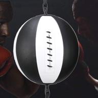 mumian pu leather boxing ball: double end gym speed dodge ball for mma boxing training and agility workout логотип