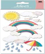 🌈 wilton 0015586701289 jolees jolly boutique 3d sticker rainbow-vellum jg veljlg001, other - enhance your product visibility with a slight modification: wilton jolees jolly boutique rainbow-vellum 3d sticker set (jg veljlg001) - other logo