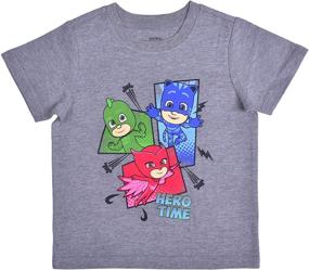 img 3 attached to 👦 Entertainment One PJ Masks 3-Piece T-Shirt and Jogger Pant Set for Boys