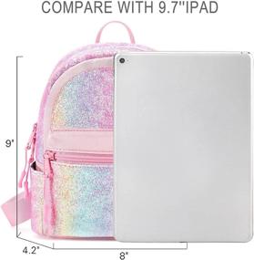 img 1 attached to 🌈 Rainbow Purse for Girls - Mibasies Backpack