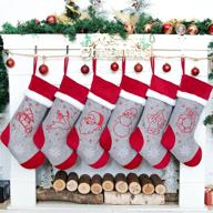 lubot christmas stockings embroidered decorations logo