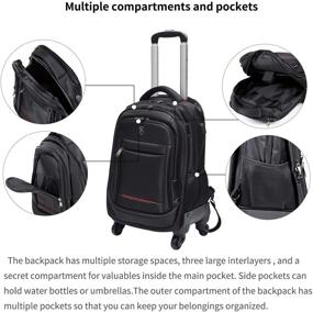 img 2 attached to Revolutionary °Rotating Resistant Backpack Business 🎒 Charging: A Perfect Blend of Durability and Convenience