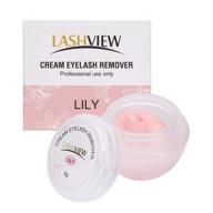 💆 lashview eyelash extension remover cream - special lily flavor, low irritation cream for sensitive skin - 5g logo