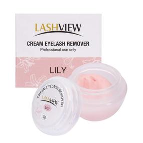 img 4 attached to 💆 LASHVIEW Eyelash Extension Remover Cream - Special LILY Flavor, Low Irritation Cream for Sensitive Skin - 5g