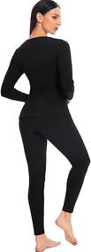 img 3 attached to 🔥 Warm & Cozy: JOYSHAPER Womens Cotton Thermal Underwear Tops with Fleece Lining - Ideal for Winter Layering