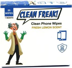 img 4 attached to CLEAN FREAK Phone Wipes for Smartphones, Electronics, and Toys - 30 Pack - Low Wetness Formula for Sensitive Devices Such as iPhone, iPad, Android &amp; Samsung - Promoting Health and Safe Use of Devices