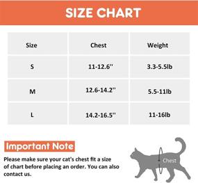 img 3 attached to 🐱 Escape Proof Cat Harness for Walking - 2 Pack, Lightweight Kitten Vest with Lifetime Replacement. Easy Control, Breathable & Reflective Strip (No Leash)