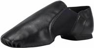 7m men's black slip-on linodes leather upper shoe logo