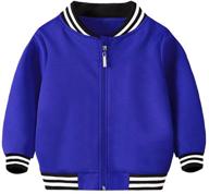 🧥 куртка littlespring little bomber: стильная детская одежда для мальчиков в стиле бейсбол для курток и пальто. логотип