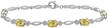 jewelili sterling citrine fashion bracelet logo