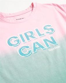 img 3 attached to Reebok Girls' T-Shirt 2-Pack: Stylish Short Sleeve Fashion Tee Multipack for Kids Clothing