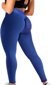 img 4 attached to Lifting Control Stretchy Workout Leggings Sports & Fitness