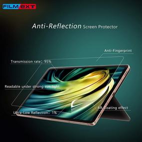 img 3 attached to 📸 Пленка PET High Definition Clear Film Screen Protector Filter для Surface Pro 7/6/5/4/3 12.3 дюйма - высокая светопропускание, низкая отражаемость, улучшенное оригинальное видение экрана