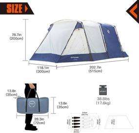 img 1 attached to 🏕️ KingCamp Melfi Plus SUV Car Tent | 3 Season, 4-6 Person | Multifunctional for Camping, Traveling, and Family Outdoor Activities