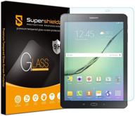 supershieldz tempered glass screen protector for samsung galaxy tab s3 and galaxy tab s2 (9.7 inch) - anti scratch, bubble free logo