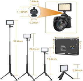 img 1 attached to 🎥 Универсальная видеоконференционная подсветка с штативами: регулируемый светодиодный цвет для Zoom, удаленной работы, видеозаписи, потоковой передачи и многого другого!