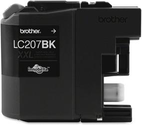 img 1 attached to 🖨️ LC207BK Super High Yield Ink Cartridge for Brother Printer - Black