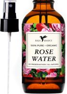 🌹 large 4oz 100% pure, natural rose water spray - ideal toner by baja basics for skin, hair, and aromatherapy logo