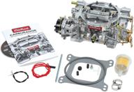 🔧 edelbrock 1411 performer 750 cfm carburetor: square bore 4-barrel, electric choke, air valve secondary - new logo