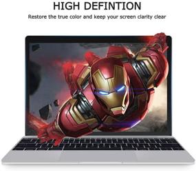 img 3 attached to 🔒 Highly Durable Tempered Glass Screen Protector for 2018 New MacBook Air 13 Inch (Model: A1932) and New MacBook Pro 13 Inch (Model: A1706, A1708, A1989) - 9H Hardness, Anti-Scratch, Bubble-Free Screen Filter