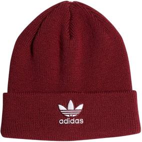 img 4 attached to 🧢 Stylish Adidas Originals Girls Trefoil Beanie - Boys' Accessories and Hats & Caps