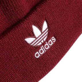 img 2 attached to 🧢 Stylish Adidas Originals Girls Trefoil Beanie - Boys' Accessories and Hats & Caps