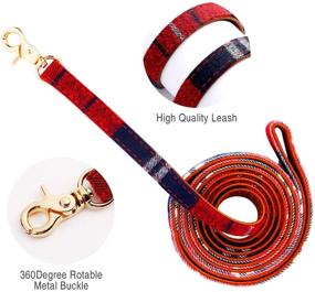 img 1 attached to 🎀 Cute Bow Tie Dog Collar Set for Small/Medium Dogs and Cats - Perfect for Your Adorable Puppy