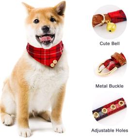img 2 attached to 🎀 Cute Bow Tie Dog Collar Set for Small/Medium Dogs and Cats - Perfect for Your Adorable Puppy