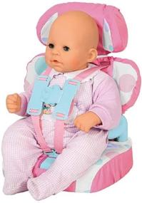 img 3 attached to 👶 Baby Huggles Doll Car Booster Seat - Take Your Beloved Companion on an Adventure! Pink/Purple, Size 13.78
