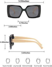 img 1 attached to 😎 UV400 Protection Bifocal Reading Sunglasses - Stylish and Comfortable Readers for Women