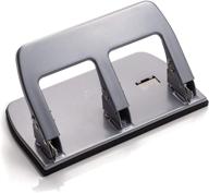 📎 officemate 3 hole punch: ergonomic handle, 30 sheet capacity, silver - review & buy logo