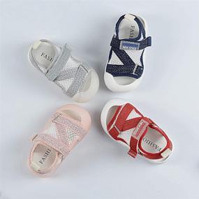 img 3 attached to 👟 Top-rated Lightweight Anti-Slip Aquatic Sandals for Toddler Boys