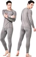 🔥 stay warm and active with feelvery men's heatpro thermal underwear set logo