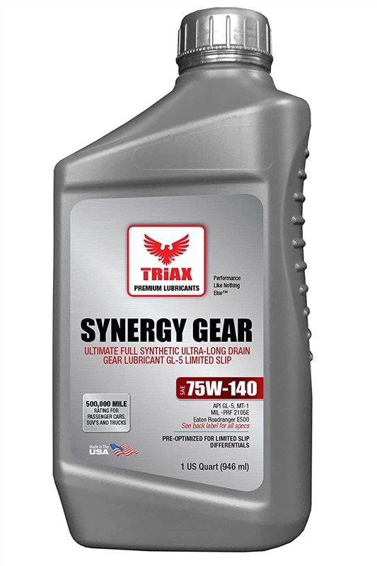 75w 140 synthetic long drain differential pressure 로고