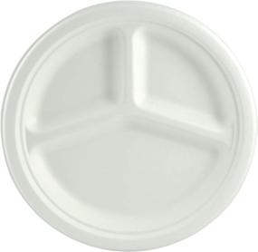 img 4 attached to Eco Guardian Compartment Compostable Plates