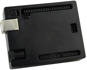 img 4 attached to 📦 Black ABS Protective Enclosure Case - Geekworm UNO R3 Computer Box for Arduino UNO R3