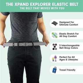 img 2 attached to 🔍 Invisible Aluminum Women's Accessories: Explore with Explorer Belt Xpand!