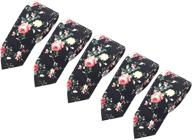 🌸 floral wedding groomsmen necktie: men's accessories for ties, cummerbunds & pocket squares with neckties logo