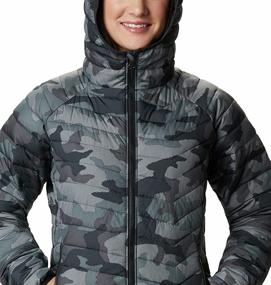 img 1 attached to Columbia Womens Powder Hooded Jacket Women's Clothing in Coats, Jackets & Vests