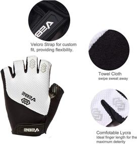 img 3 attached to VEBE Cycling Gloves Breathable Absorbing Sports & Fitness for Cycling