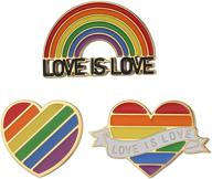 🏳️ sumfan gay pride pins: express lgbtq+ pride with love enamel accessories for backpacks, hats, and lapels logo