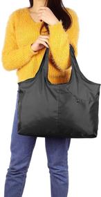 img 3 attached to 👜 Waterproof Multi-functional Nylon Large Tote Bag for Women's Fashion, Travel and Shoulder