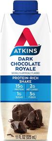 img 3 attached to 🍫 Atkins Gluten Free Protein-Rich Shake, Dark Chocolate Royale: Keto-Friendly & Convenient 8-Pack