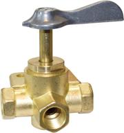 improved seasense 1/4-inch npt female three-way 🔧 valve - enhanced performance and easy click access логотип