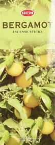 img 2 attached to 🌿 Highest Quality Bergamot Incense: Box of Six 20 Stick Tubes - 120 Sticks Total by HEM Incense