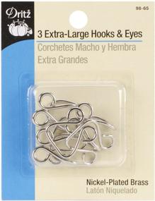 img 2 attached to Dritz Hooks Eyes Nickel Ct