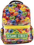 sesame street toddler backpack multicolor logo