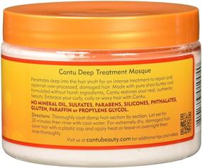img 1 attached to 💆 Cantu Shea Butter Deep Conditioning Masque, 12 Ounce
