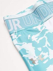 img 1 attached to 👧 Стильные и комфортные: девичьи леггинсы Under Armour Armour HeatGear с принтом-новинкой.