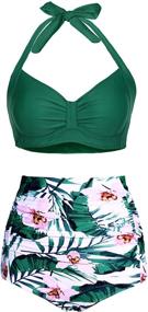 img 4 attached to 👙 Holipick Waist Control Swimsuits: Women's Clothing, Bathing Suits & Cover Ups